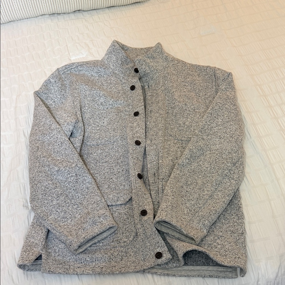 Weatherproof Gray Lightweight Shirt Jacket